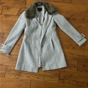 Banana republic gray coat size xs